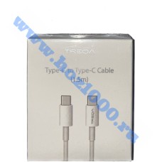 Зарядный кабель Type-c to Type-c Cable 1.5м. 5V3A №CA-1515 №418