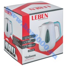 Чайник электрический "Leben" 1,7л. 1,850Вт. №291010