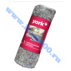 Салфетка для пола хлопковая, серая, Мега "York" 260г. (75х100см.)