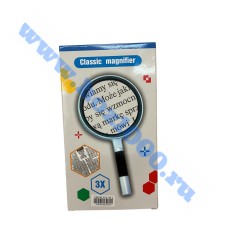 Лупа 100мм. "Classic magnifier" 3-х кратное №190-3