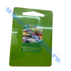 Доска разделочная, пластмассовая 38x27см. "Plastic Cutting" №466