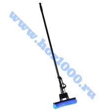 Швабра ПВА стальная ручка 110см., одинарный отжим "Vetta" №444008