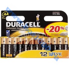 Батарейка миз. AAА LR03 "Duracell" (12шт.) алкалин. 1/12