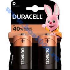 Батарейки бол. R20 Duracell (2шт.)