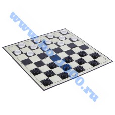 Шашки 33х33, пластик,бумага №341002