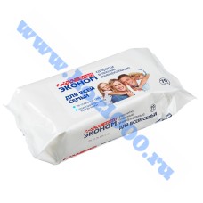 Салфетки влажные "Эконом" 70шт.