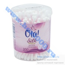 Ватные палочки "OLA" в банке, 100шт.