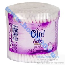 Ватные палочки "OLA" в банке, 200шт.