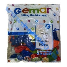 Шары воздушные "Gemar" d-19см. (100шт.)