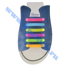 Набор шнурков 6шт., силикон, 9см. №308210