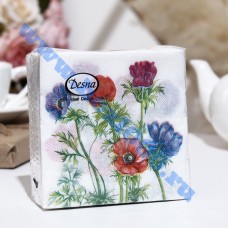Салфетки бумажные "Design" 24х24см. 40л. "В ассортименте"