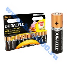 Батарейки пал. на бл.   AA R06 "Duracell" (12шт.)