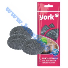 Губка из нерж.стали 3шт. "York"