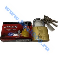 Замок "GUSAMI" (золотой) 38мм.