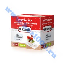 Зубочистки "Komfi" 500шт.