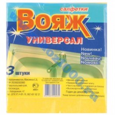 Салфетки д/уборки "Вояж" (3шт.)