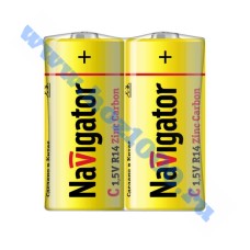 Батарейки сред. R14 Navigator 1*2*24