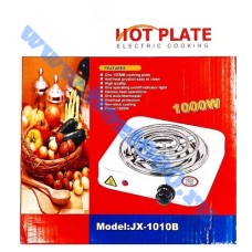 Эл.плитка 1-конфорочная спиральная "Hot Plate" JX-100w