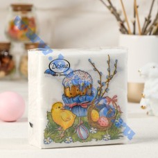 Салфетки бумажные "Design" 24х24см. 40л. "Пасхальные"